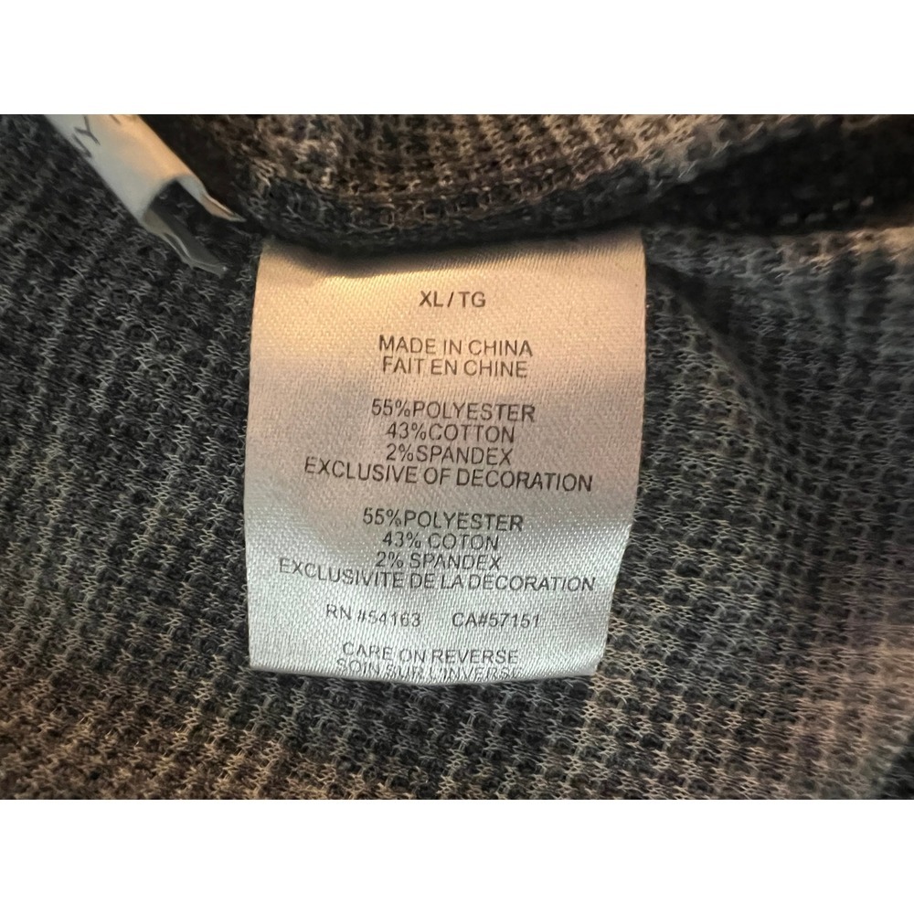 Touch by Alyssa Milano Philadelphia Eagles Thermal Top Grey Rhinestone XL (1167) - Picture 12 of 14